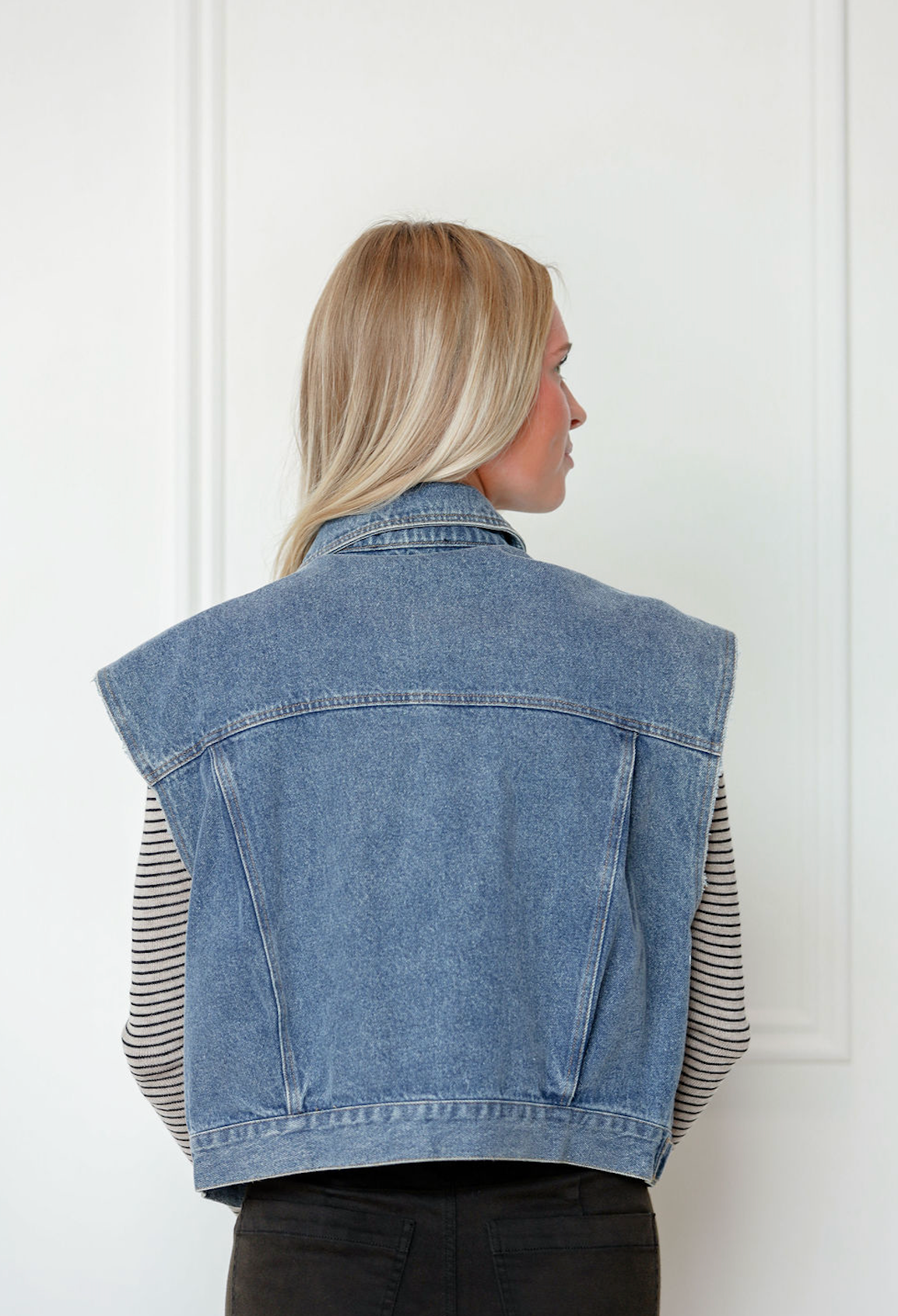 Sam Buttons Denim Vest