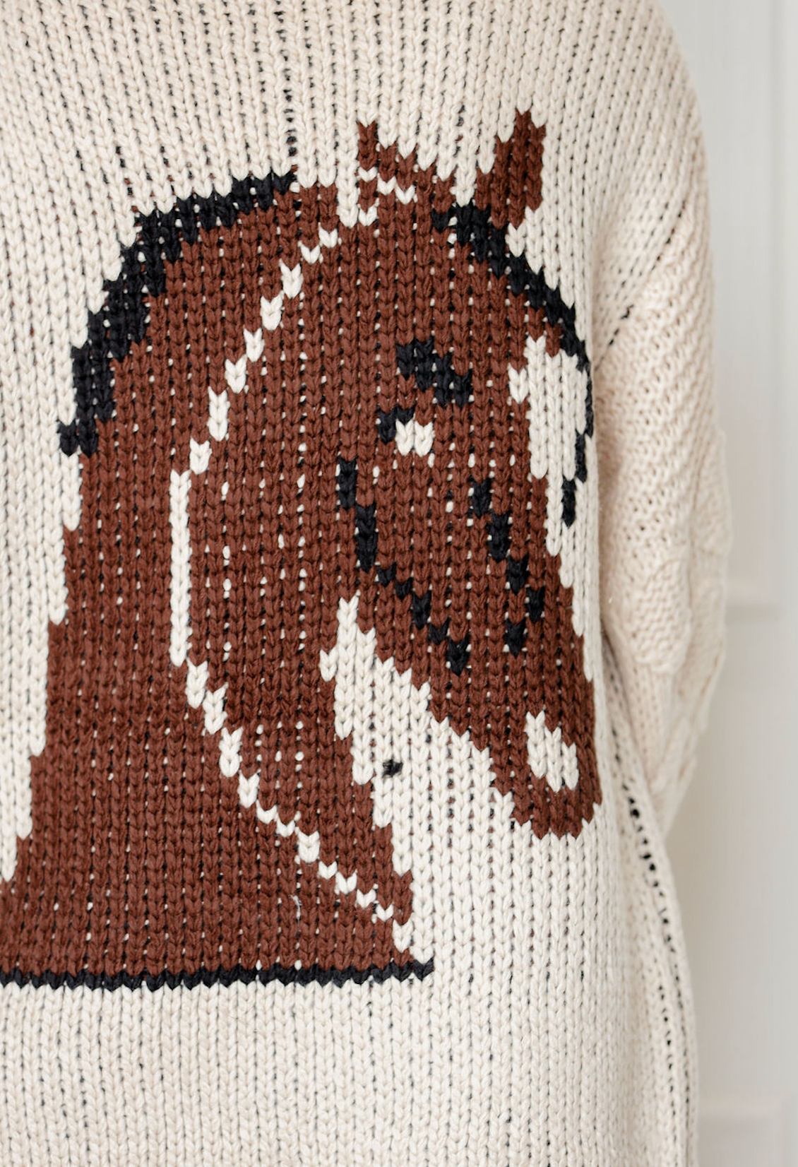 Horse Portrait Cardigan