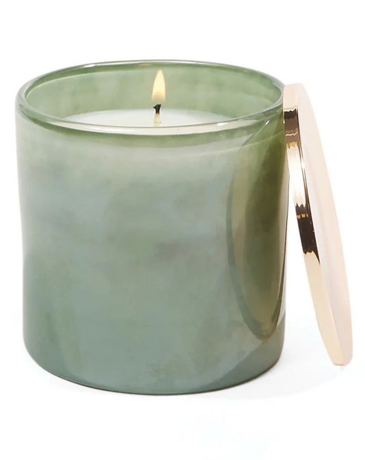 Sage & Vetiver 15oz. Pastel Glass Candle