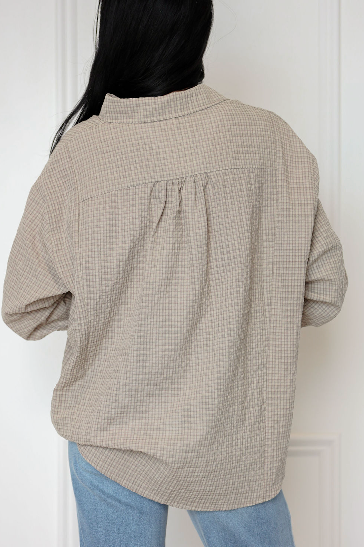 Light Umber Check Shirt