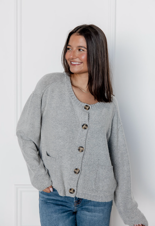 Cloud Nine Cardigan Grey
