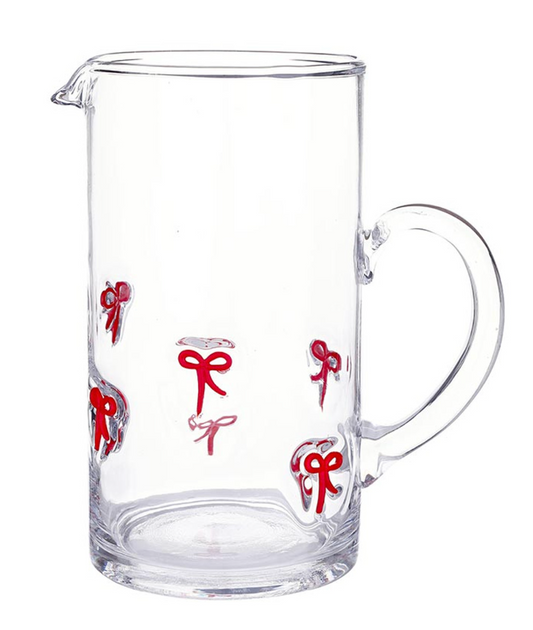 Red Bow Pitcher