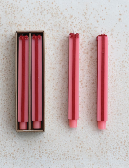 Giftbox Taper Candle w/ Bow Tall - Clothe Boutique