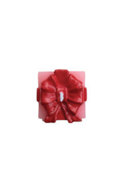 Giftbox Taper Candle w/ Bow Tall - Clothe Boutique
