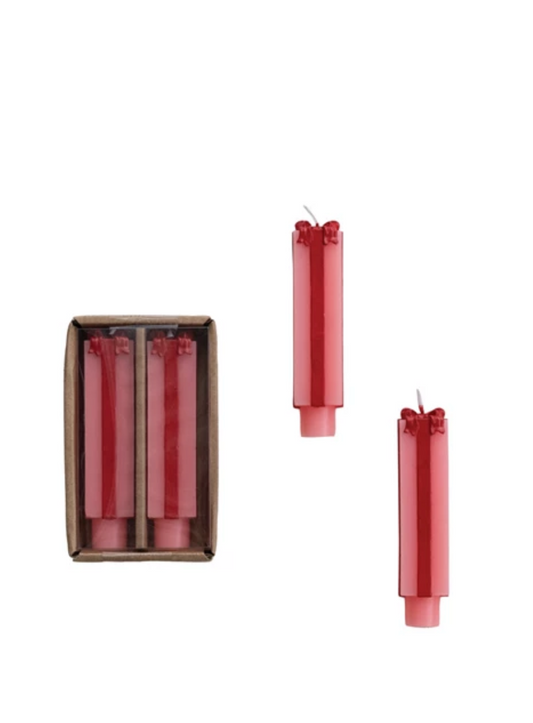 Giftbox Taper Candle w/ Bow Small