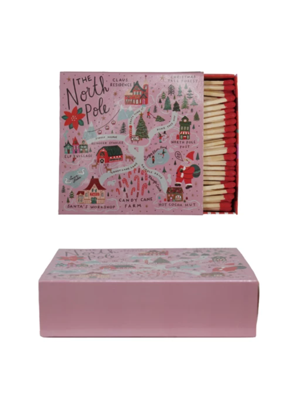 North Pole Match Box