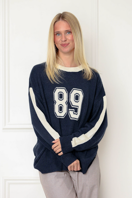 89 Varsity Sweater Navy