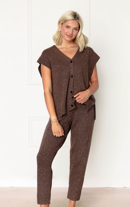 Hana Sweater Vest & Pants Set of 2