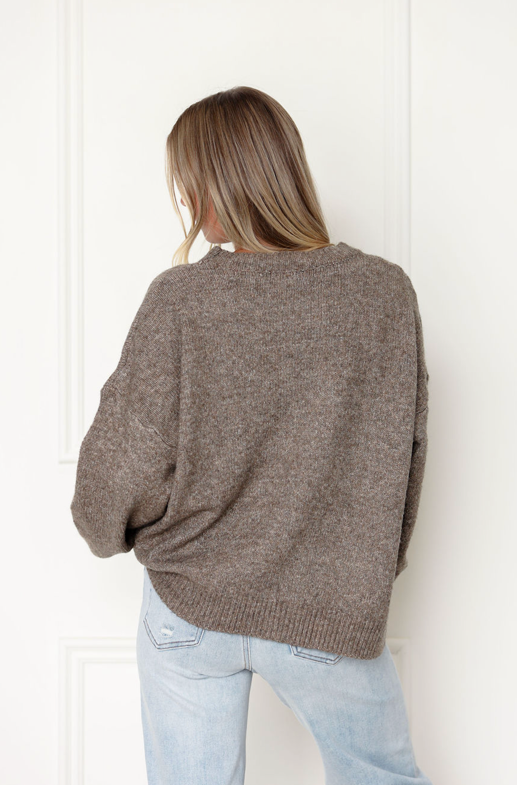 Flying Ducks Sweater Mocha