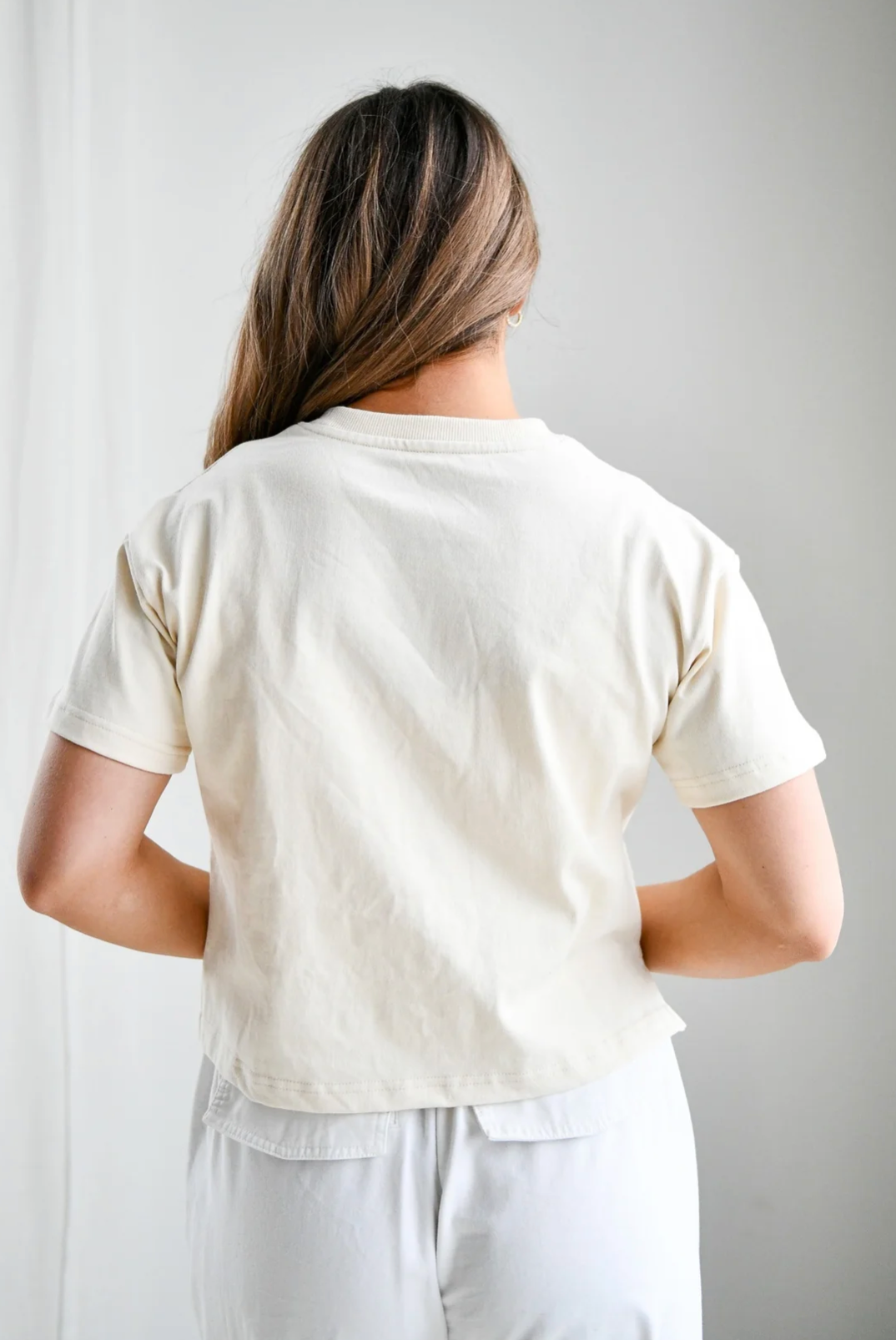 Razorbacks Lasso Cropped Tee