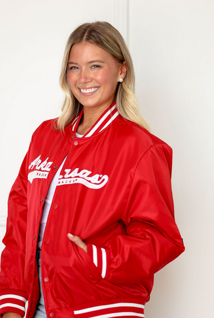 Arkansas Varsity Jacket - Clothe Boutique