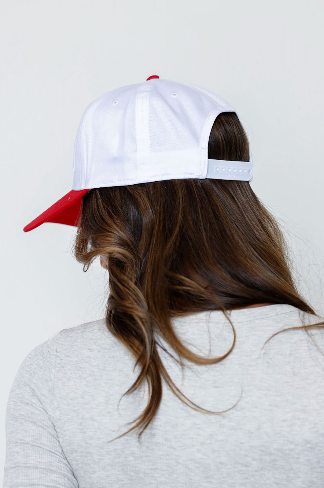 Razorbacks Tonal Vintage Hat White/Red