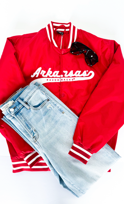 Arkansas Varsity Jacket - Clothe Boutique