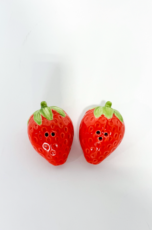 Strawberry Salt & Pepper Shakers