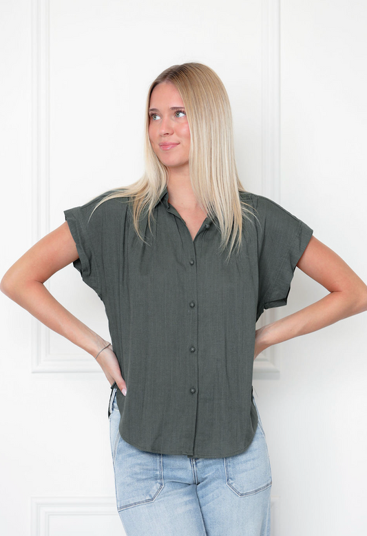 Sammy Button Down Top