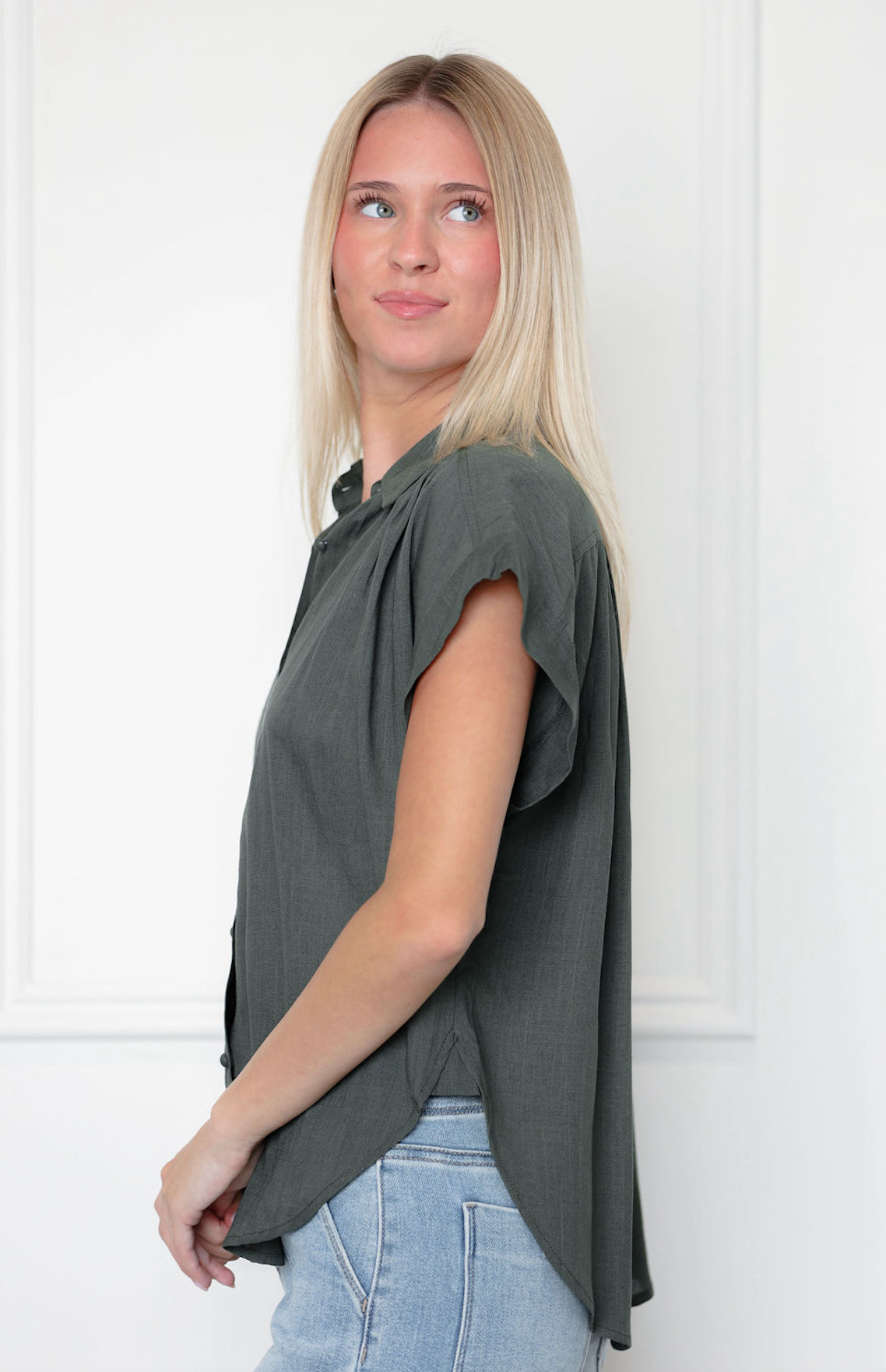 Sammy Button Down Top