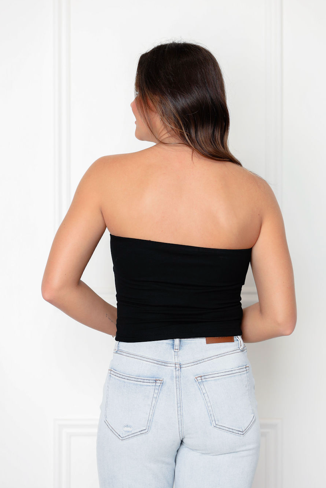 Strapless Tube Top Black