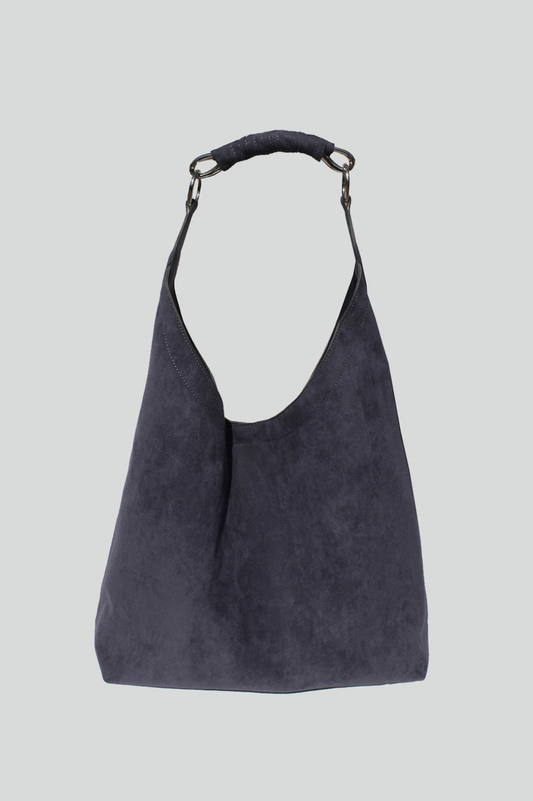 Lotus Faux Suede Tote Skyline