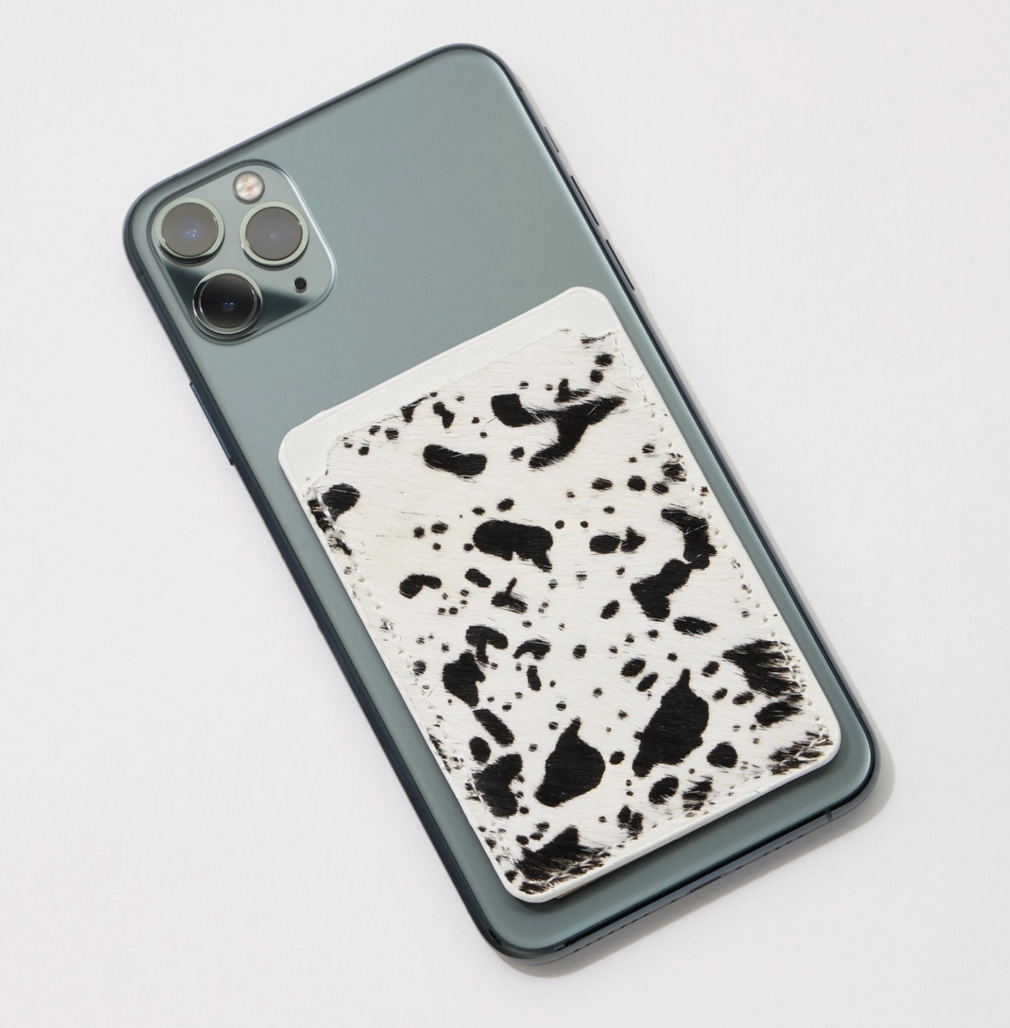 Cell Phone Stick On Cow White