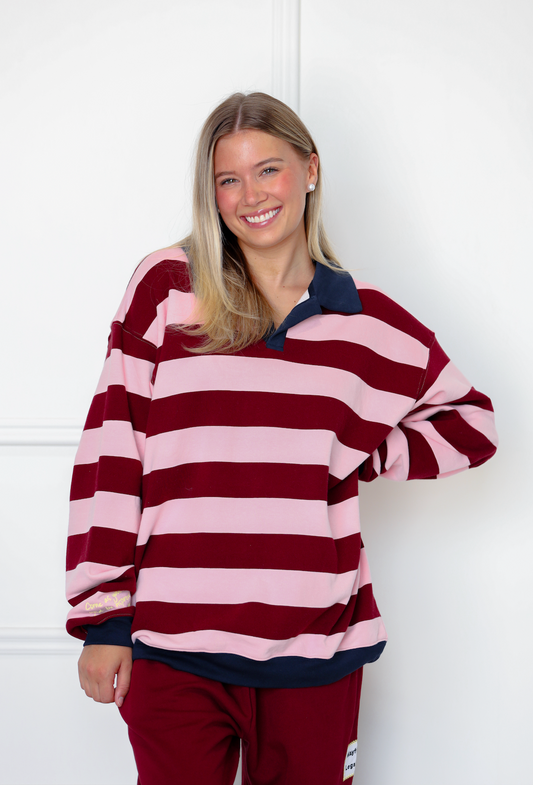Come As You Are Collared Sweatshirt