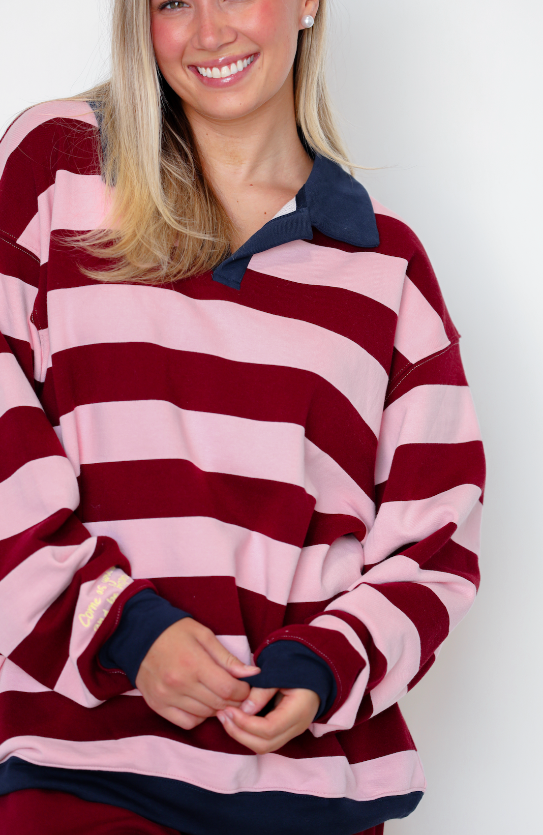 Come As You Are Collared Sweatshirt