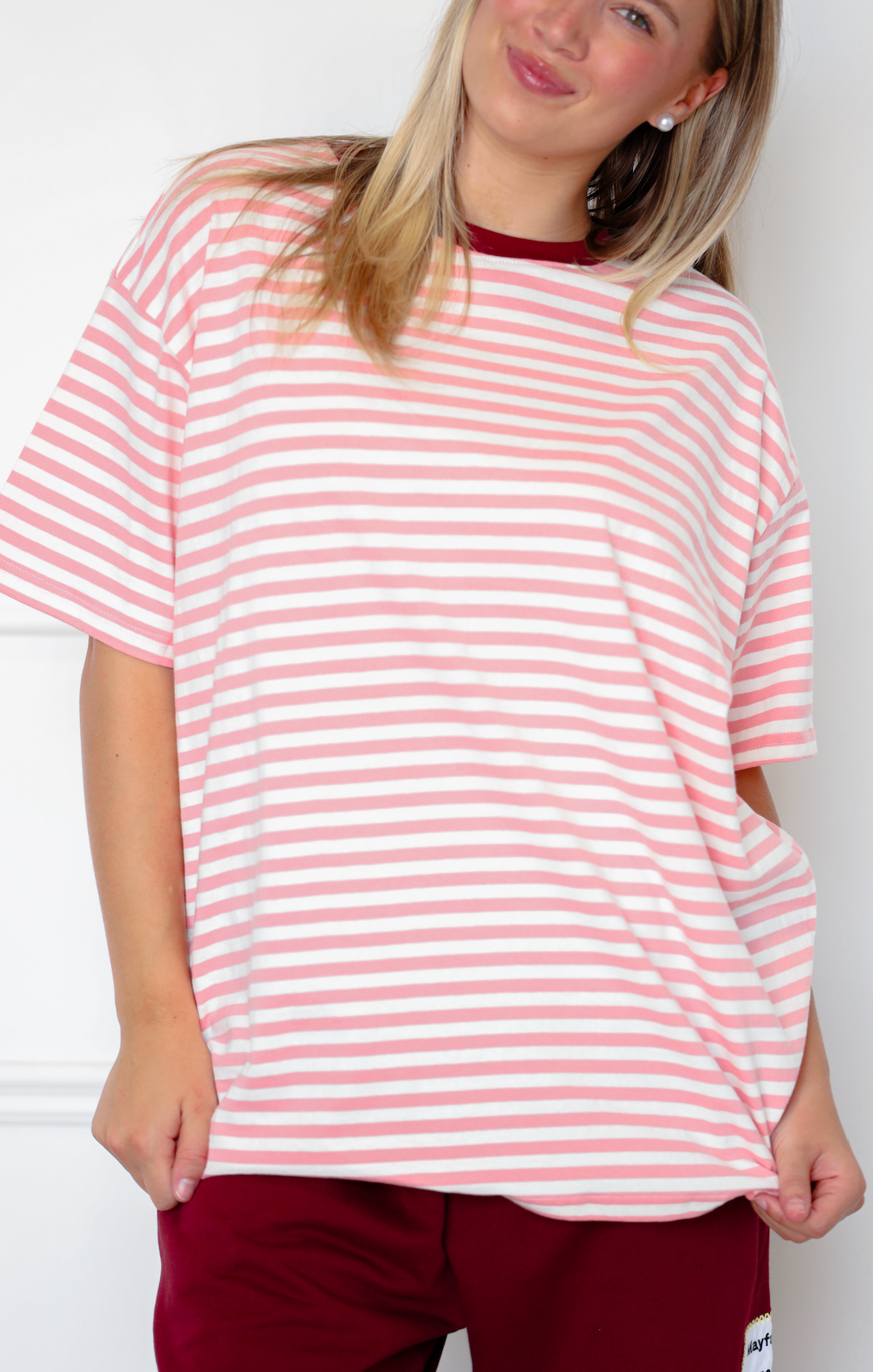 Come As You Are Striped Tee