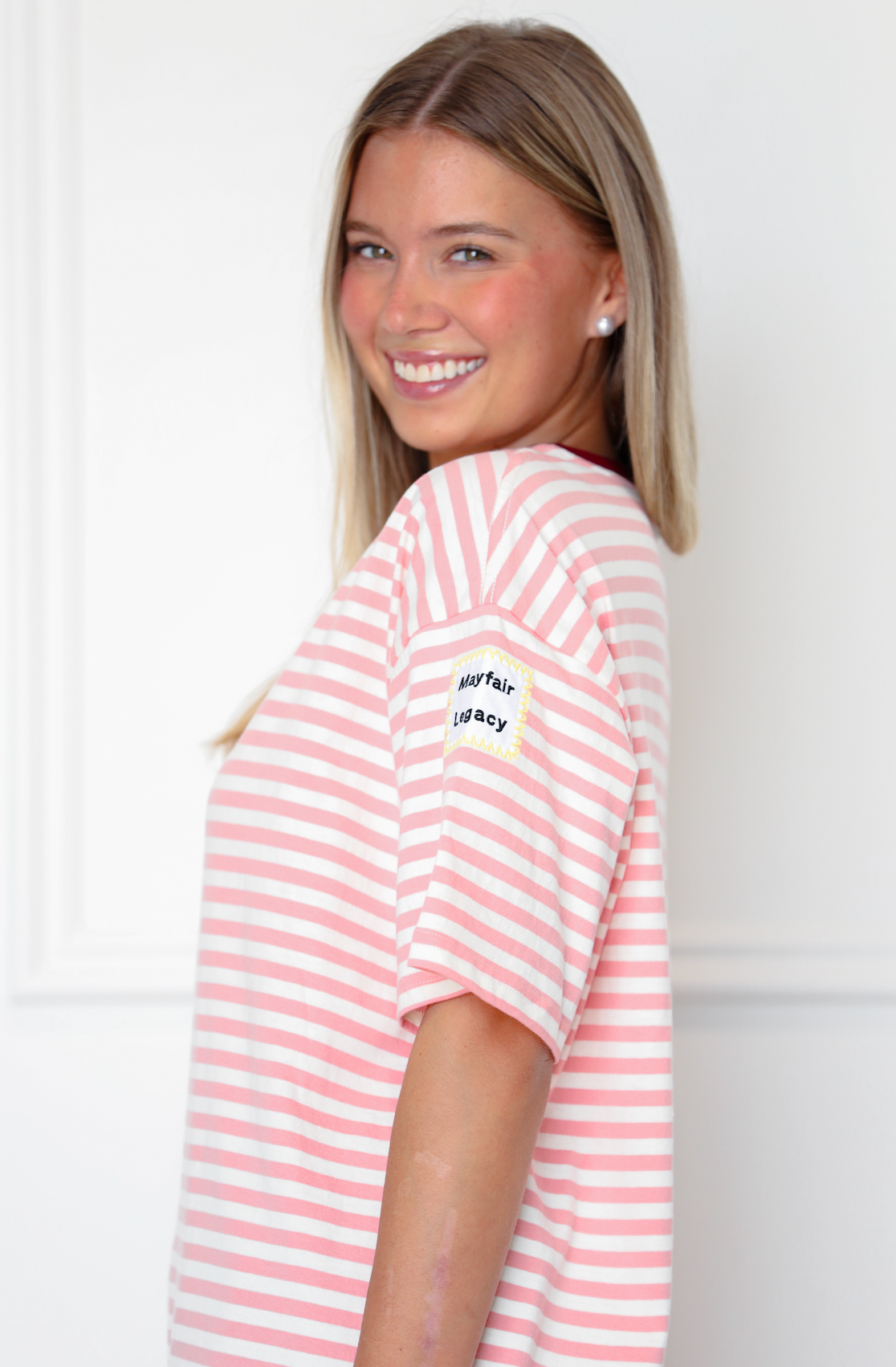 Come As You Are Striped Tee