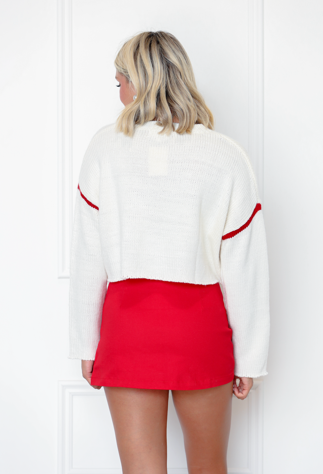 Kimmy Skort w/ Slit Red