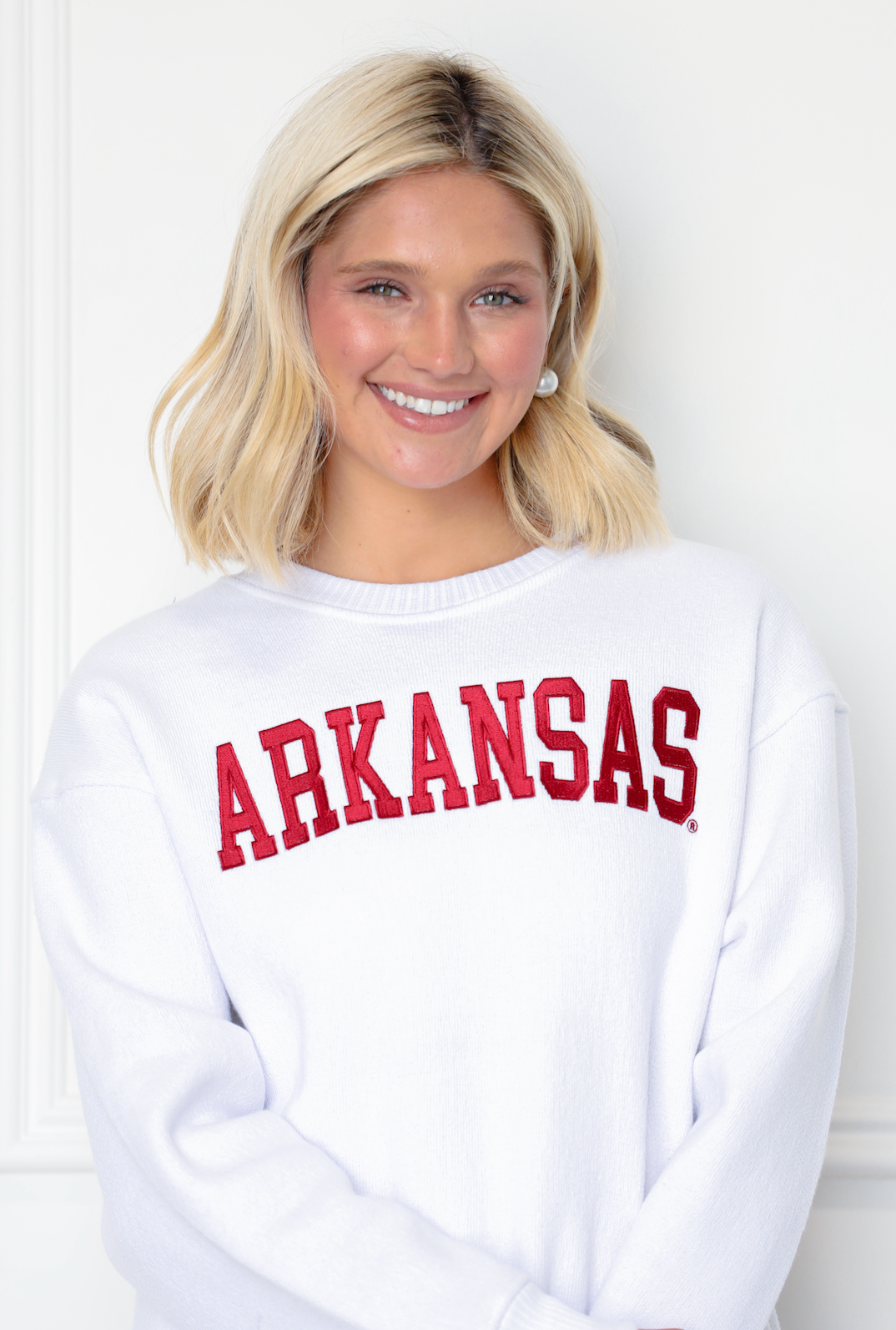 Arkansas Bold Embroidered Sweater