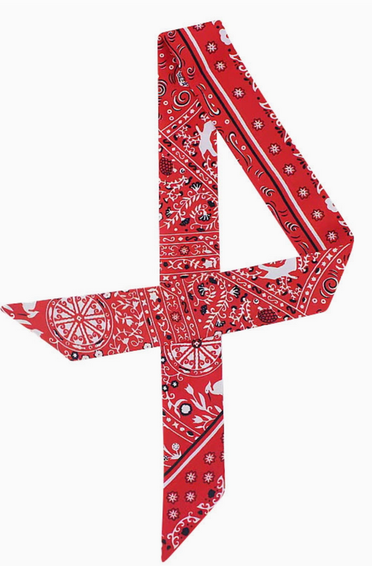 Red Bandana Scarf