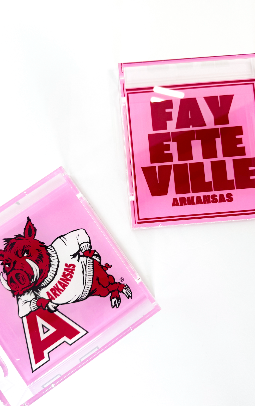 Fayetteville Block Letter Small Acrylic Tray