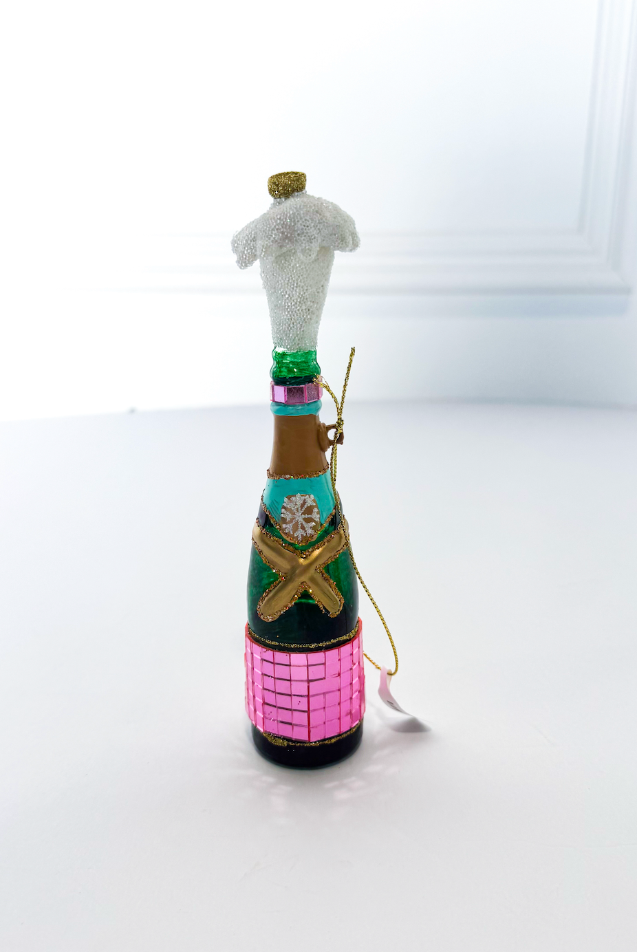 Champagne Glass Bottle Ornament