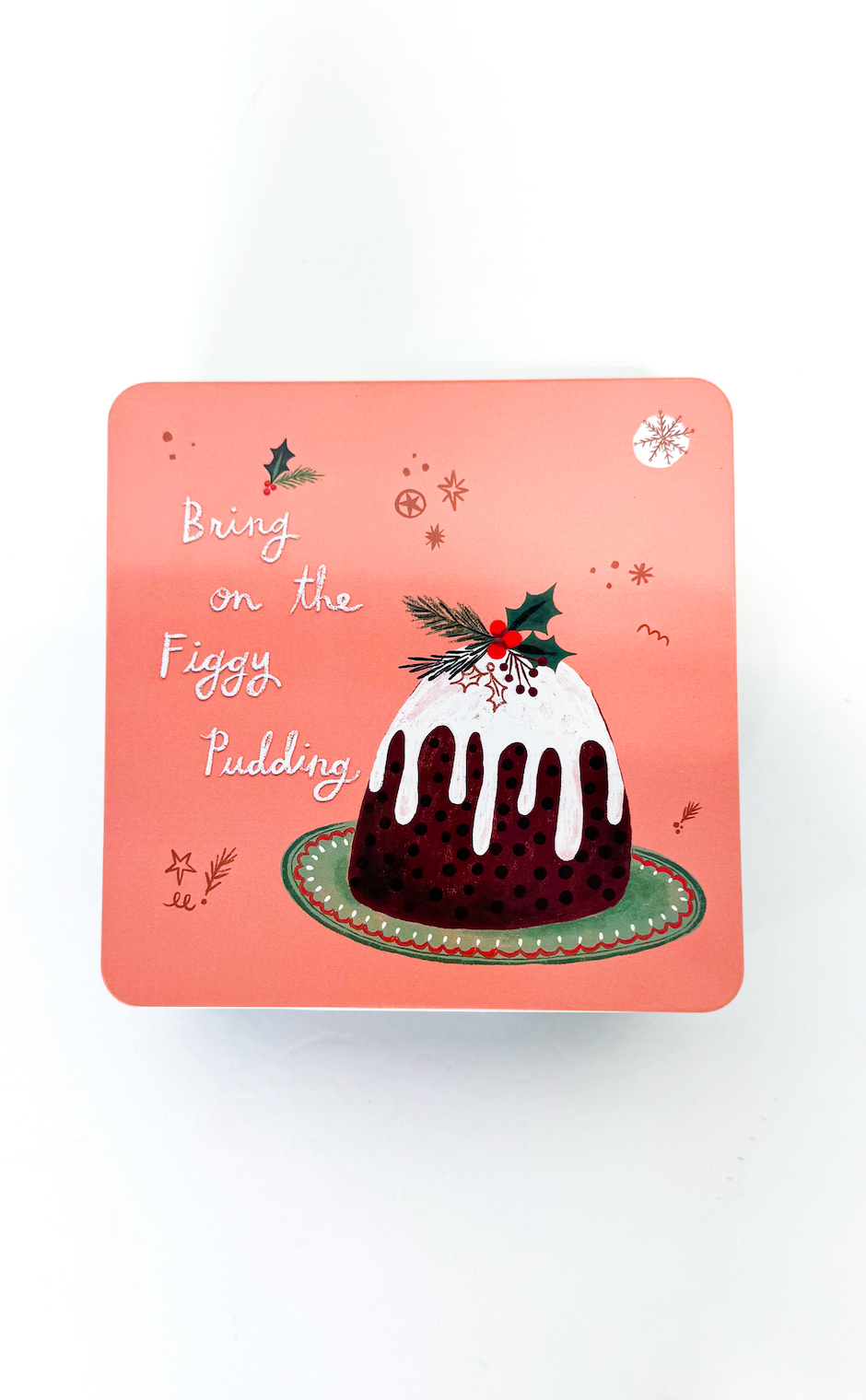 Holiday Tin w/ Lid Set of 3