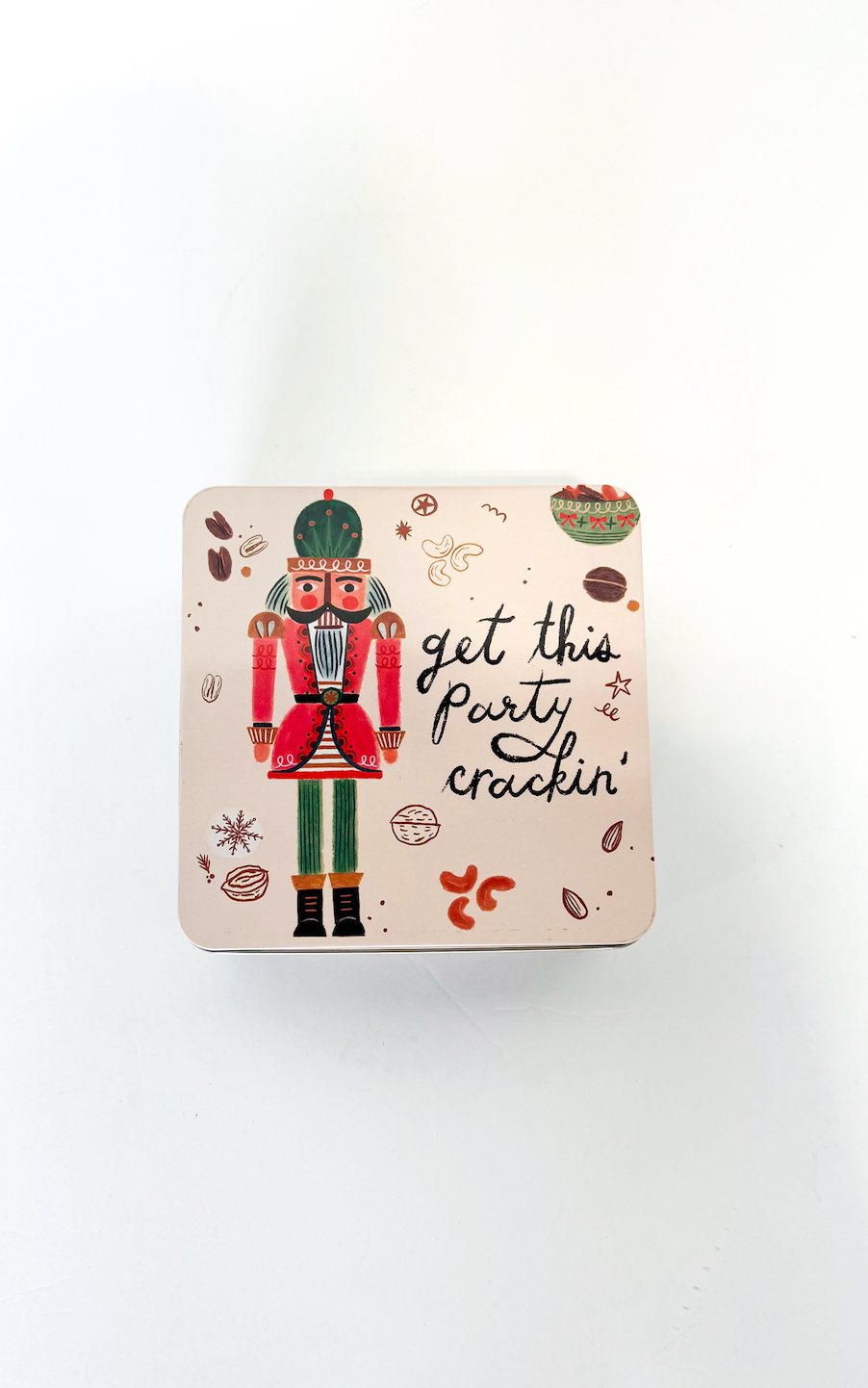 Holiday Tin w/ Lid Set of 3