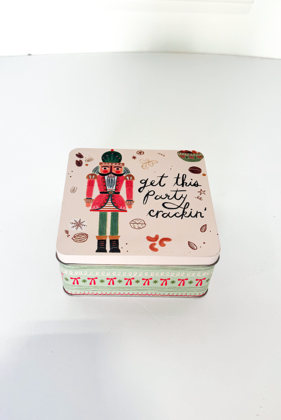 Holiday Tin w/ Lid Set of 3