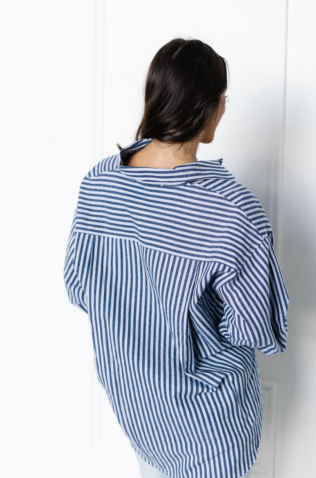 Blue Stripe Button Down Shirt