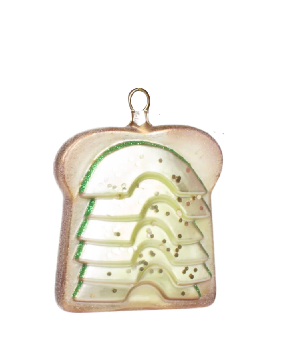 Avocado Toast Glass Ornament