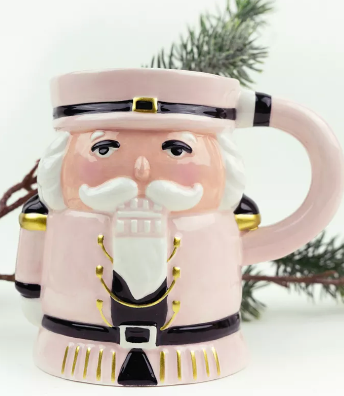 Nutcracker Coffee Mug Pink