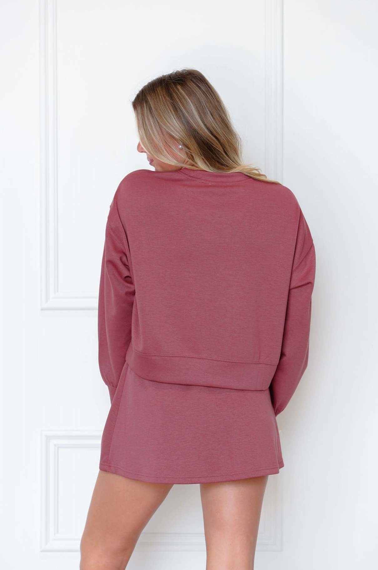 Rose Sweatshirt & Skirt Set of 2