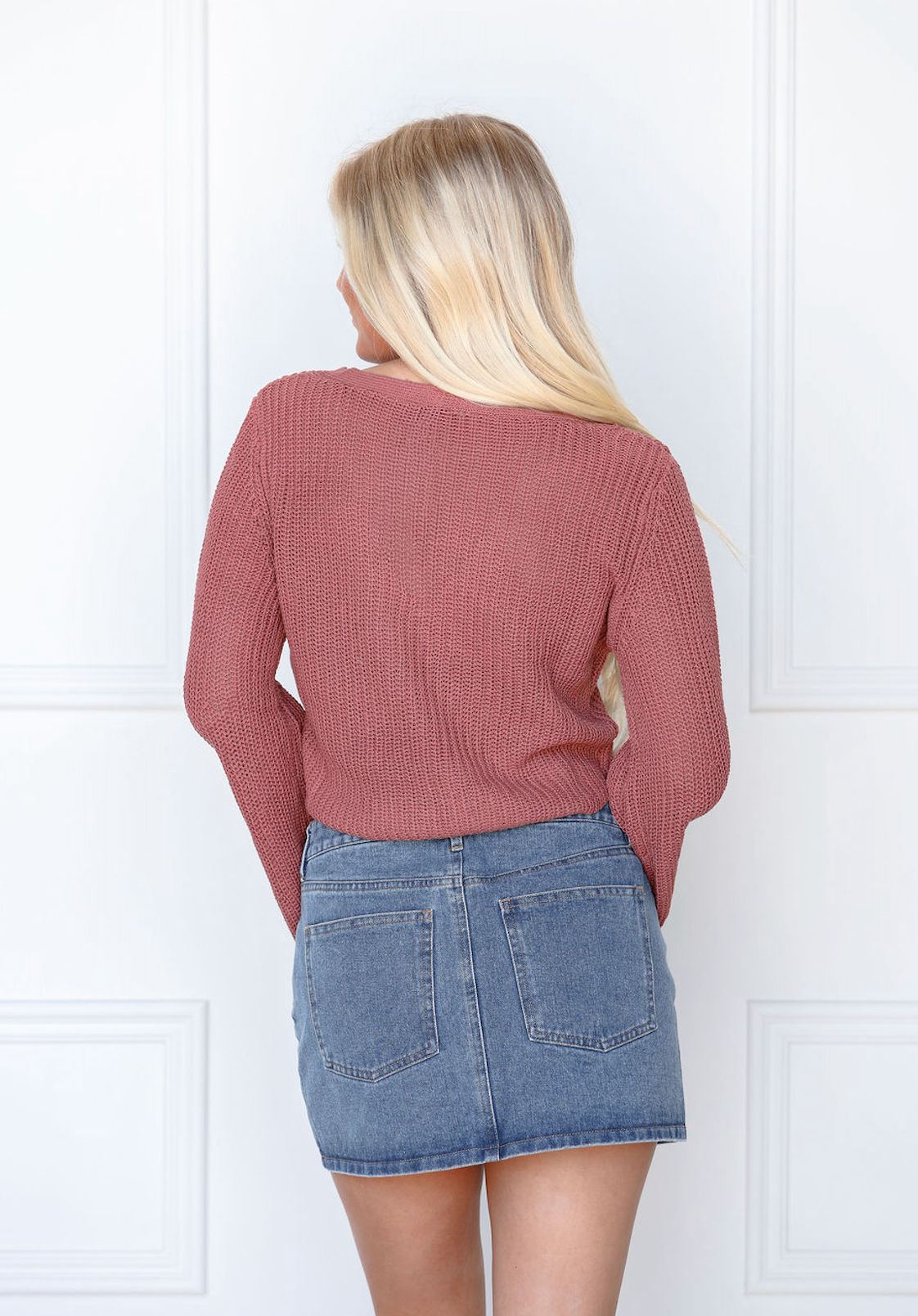 Jamie Denim Mini Skirt