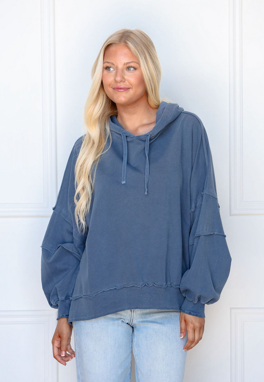Daily Chill Hoodie Blue