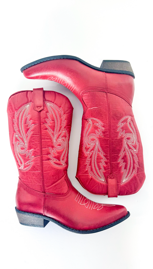 Matisse Gaucho Boots Red