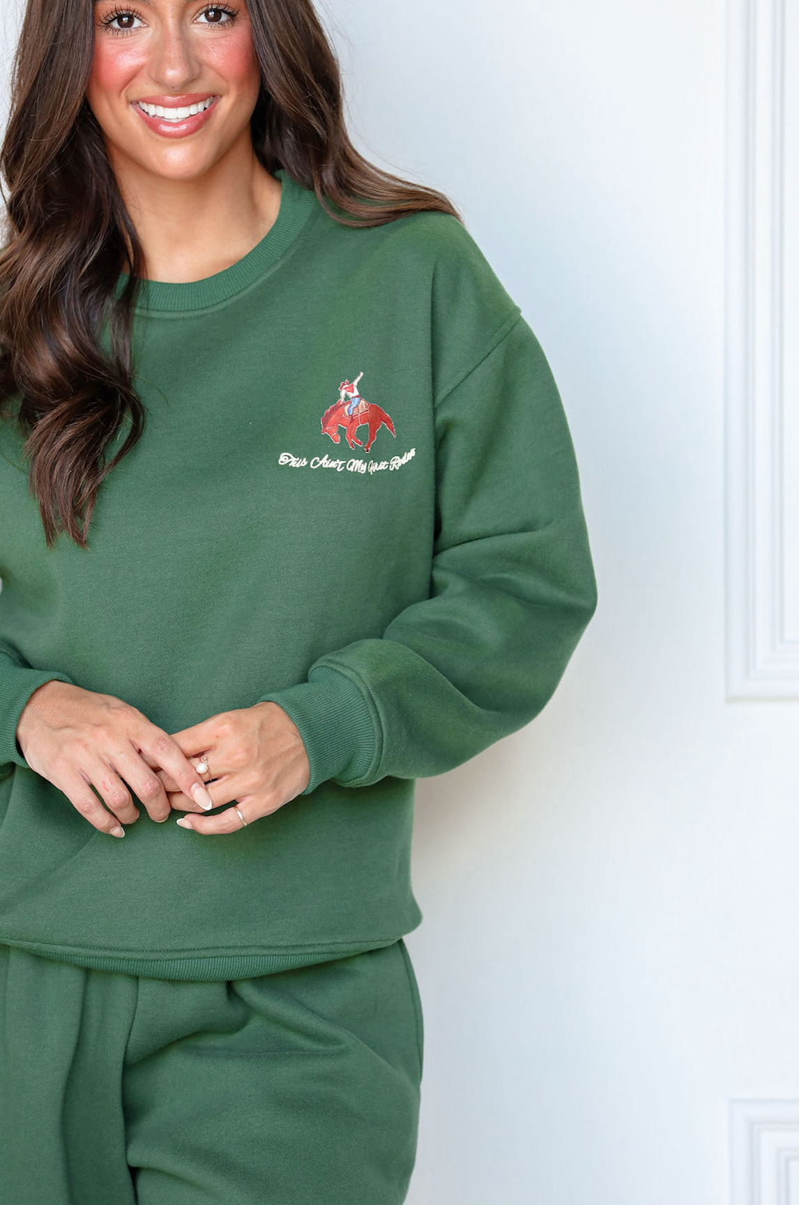 See You Cowboy Sweatshirt & Pants Set of 2