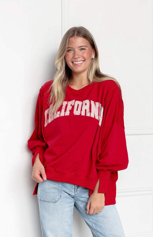 California Oversized Crewneck