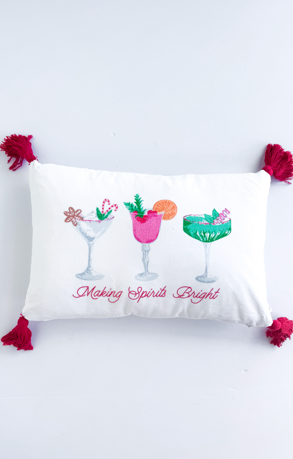 Fizz the Season Pillow