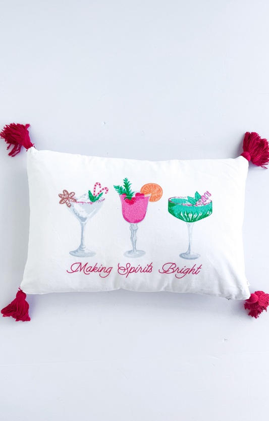 Fizz the Season Pillow