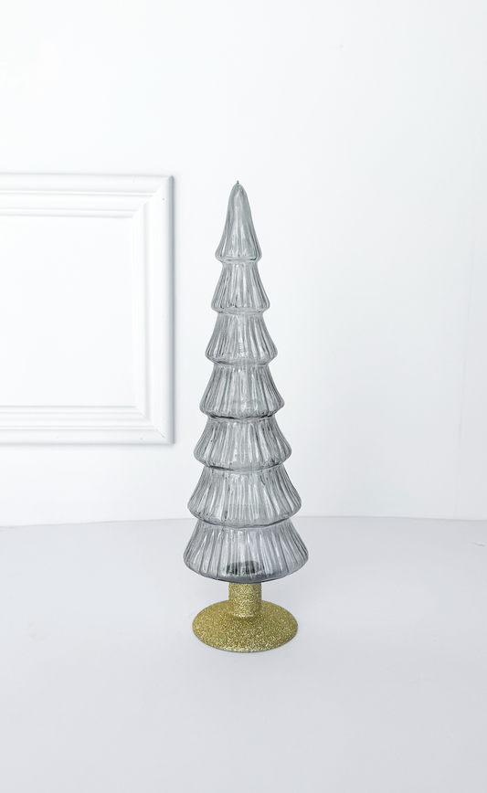 Flared Glass Tree Gray