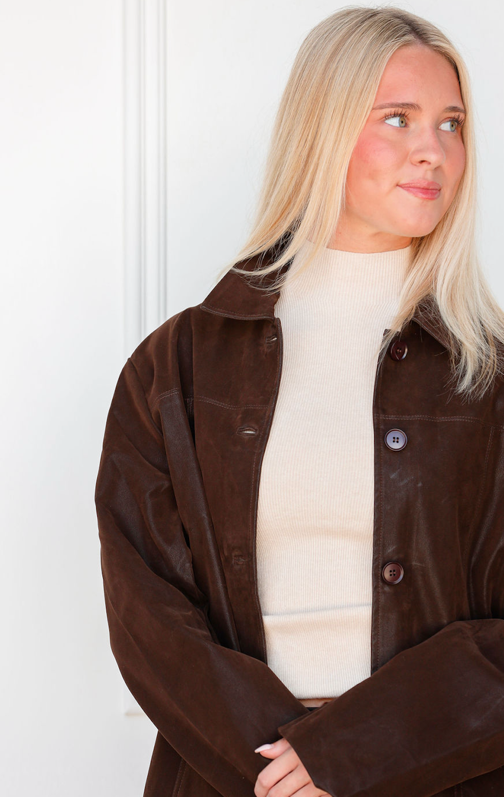 Brown Suede Jacket