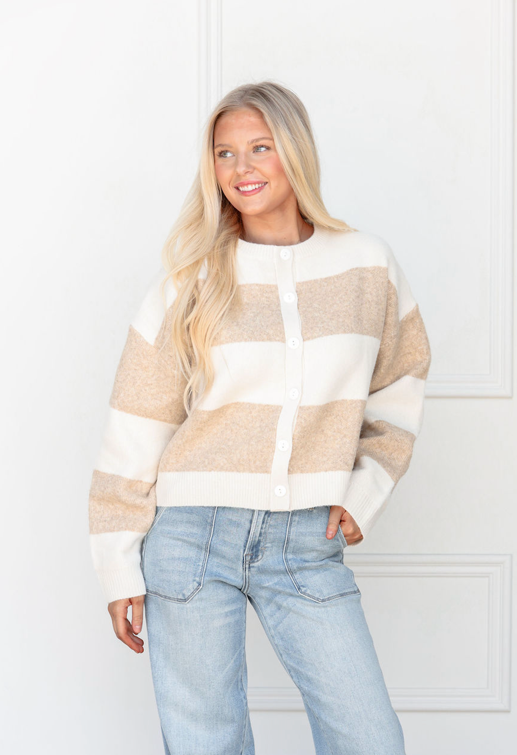 Bold Stripes Cardigan