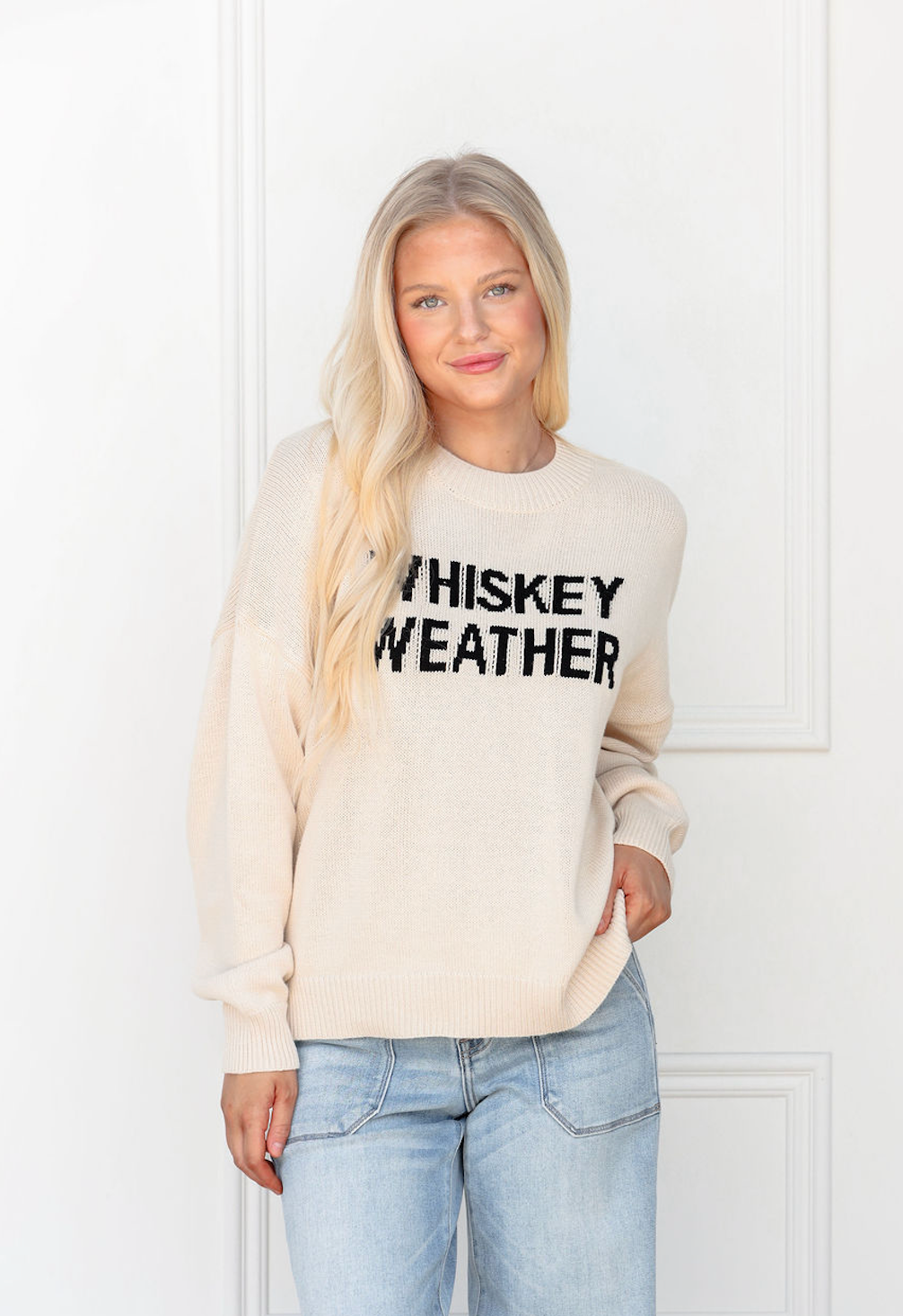 Whiskey Weather Sweater Top